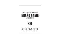 Laundry care textile labels Model TC-M300