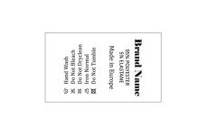 Laundry care textile labels Model TC-M29