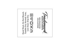 Laundry care textile labels Model TC-M334