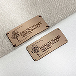 Genuine leather label Model EP-M1