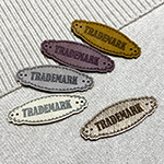 Imitation leather label Model EP-M102