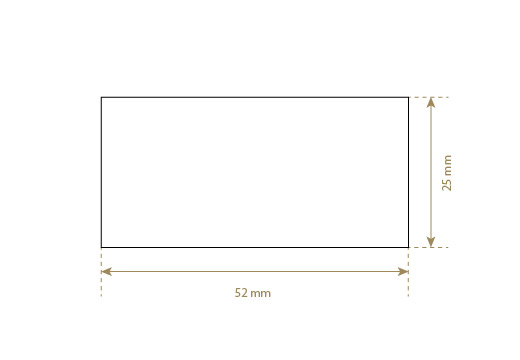 Artificial leather label Model EP-M103