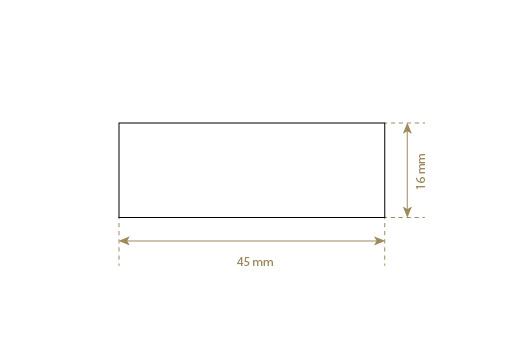 Faux leather label Model EP-M112