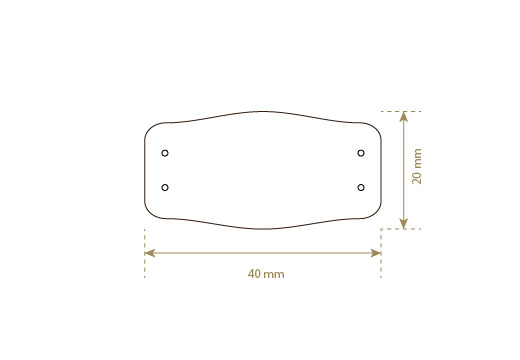 PU leather label Model EP-M114
