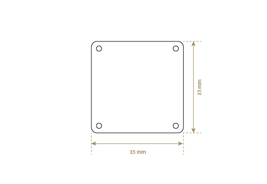 Imitation leather label Model EP-M138