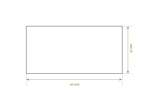 Imitation leather label Model EP-M140