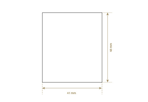Faux leather label Model EP-M141