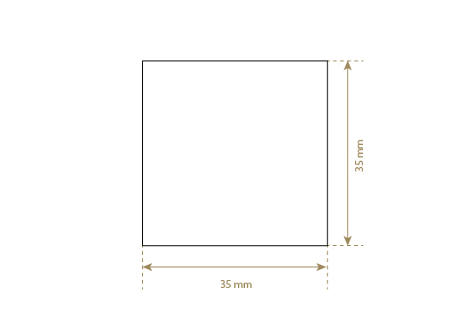 Faux leather label Model EP-M145