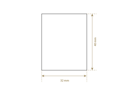 Faux leather label Model EP-M147