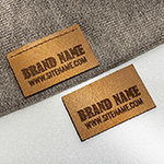 Genuine leather label Model EP-M33