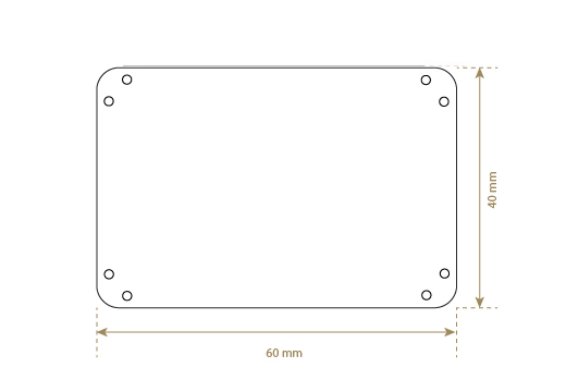 Genuine leather label Model EP-M51