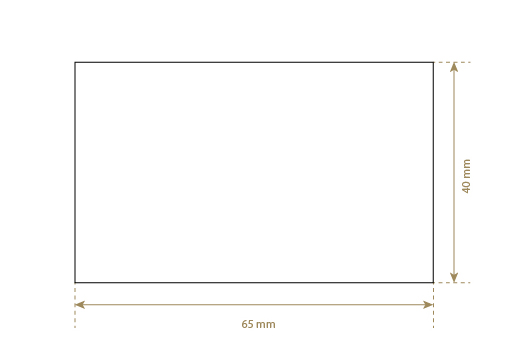Genuine leather label Model EP-M68