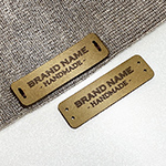 Genuine leather labels - EP-M8