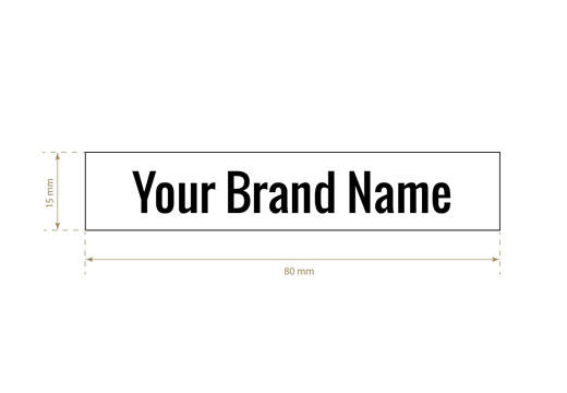 Printed textile label Regular Style Model TL-M2