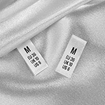 Size label for clothes Model TC-M227