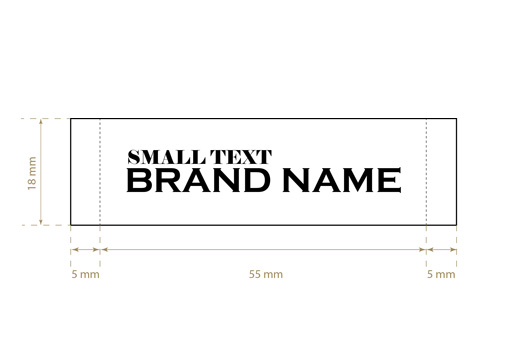 Woven label Regular Style Model WL-M18