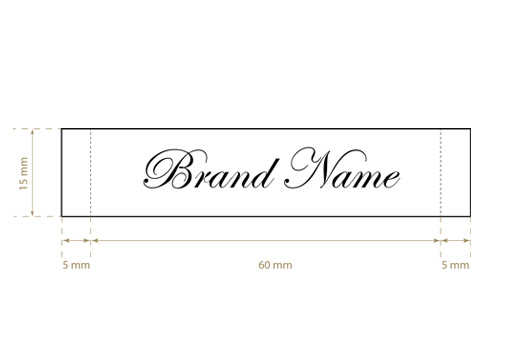 Woven label Classic Style Model WL-M19