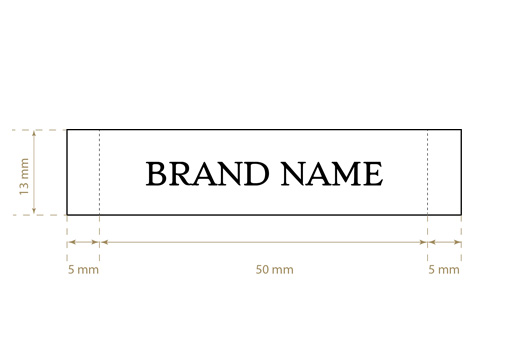 Woven labels Tidy Style Model WL-M21