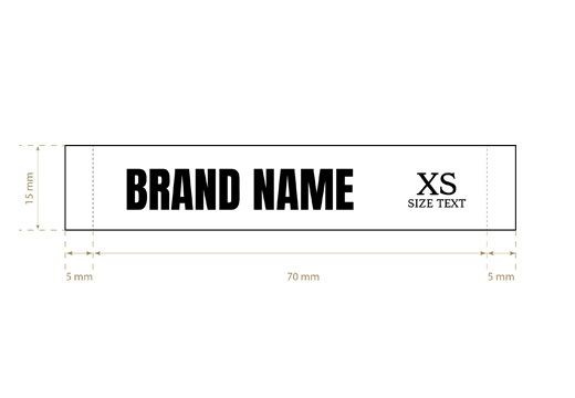 Woven labels Rife Style Model WL-M24