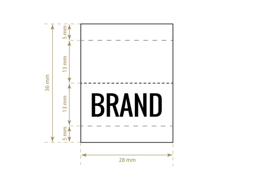 Woven label Small Style Model WL-M54