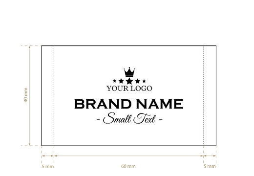 Woven label Portly Style Model WL-M70