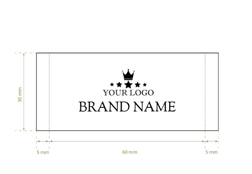 Woven label Graceful Style Model WL-M76