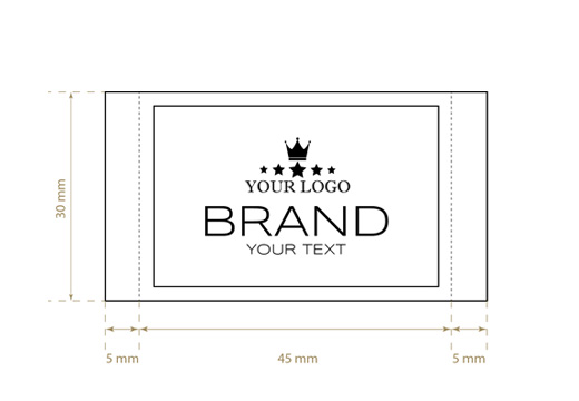 Woven label Premium Style Model WL-M99